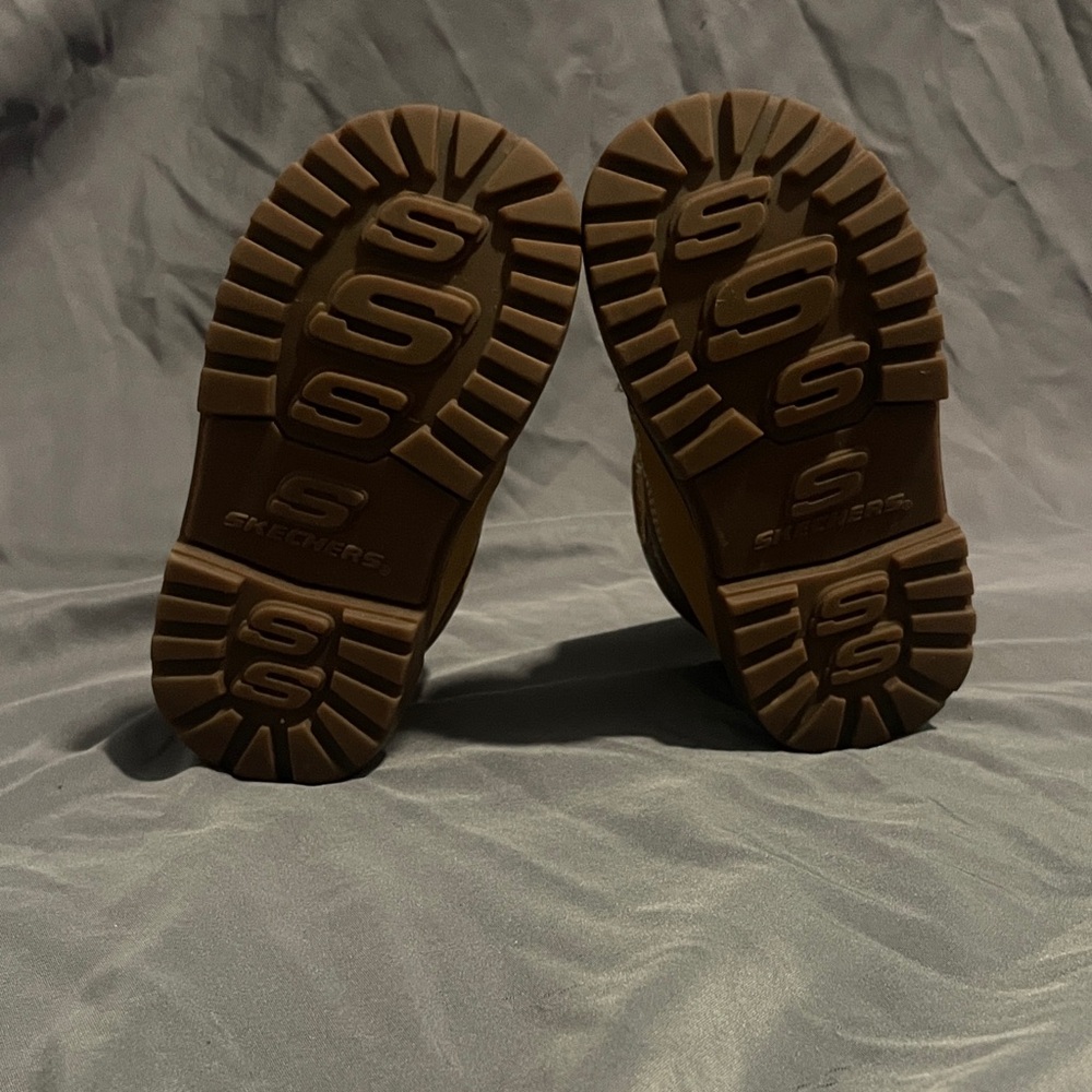 Skechers Brown Kids Boots - Picture 5 of 6
